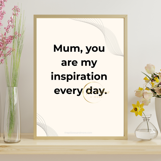 Mum Inspiration Quote Printable | Minimalist Wall Art Download