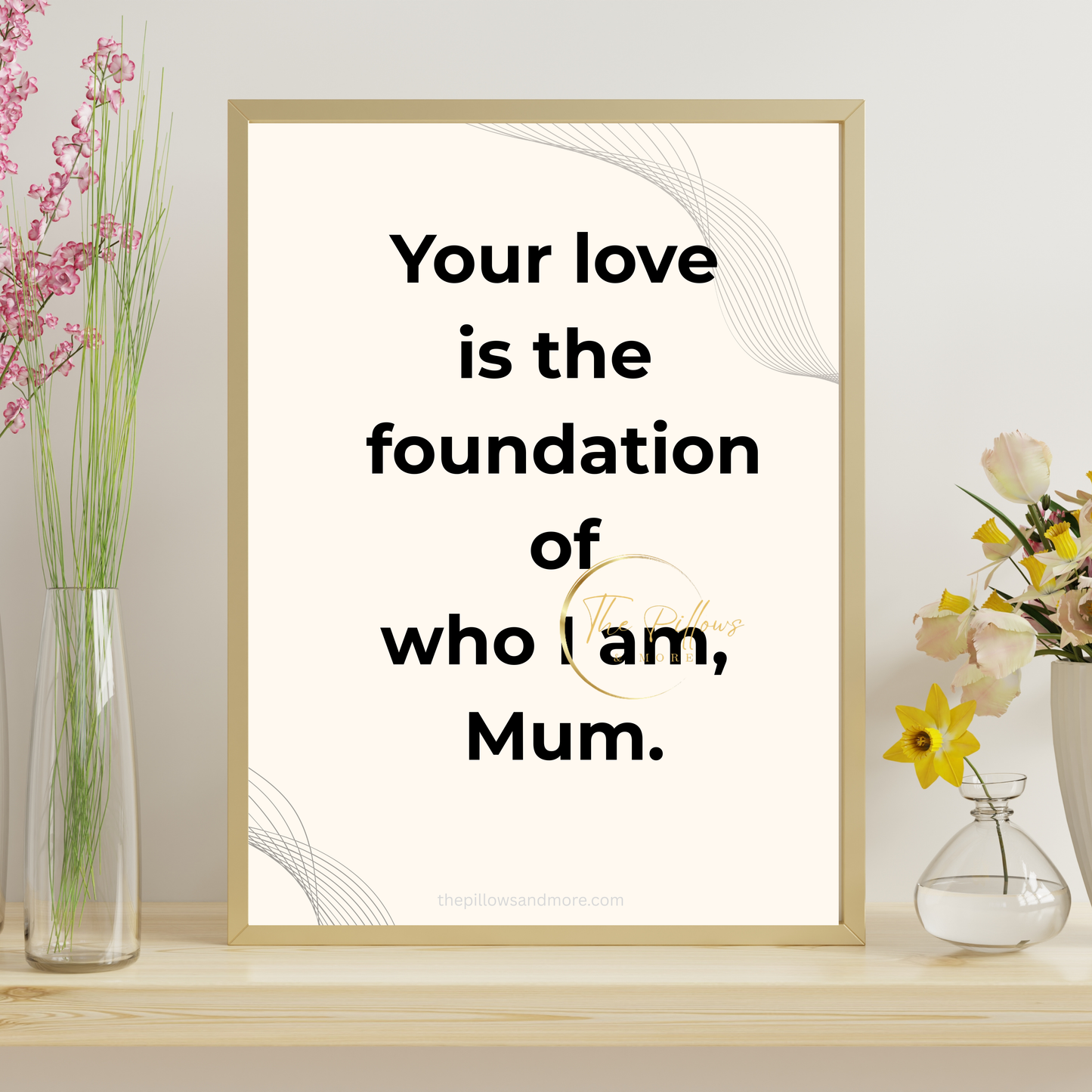 Mum Foundation Love Quote Printable | Minimalist Art