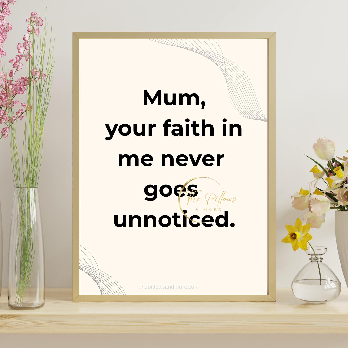Mum Faith Quote Printable | Minimalist Wall Art