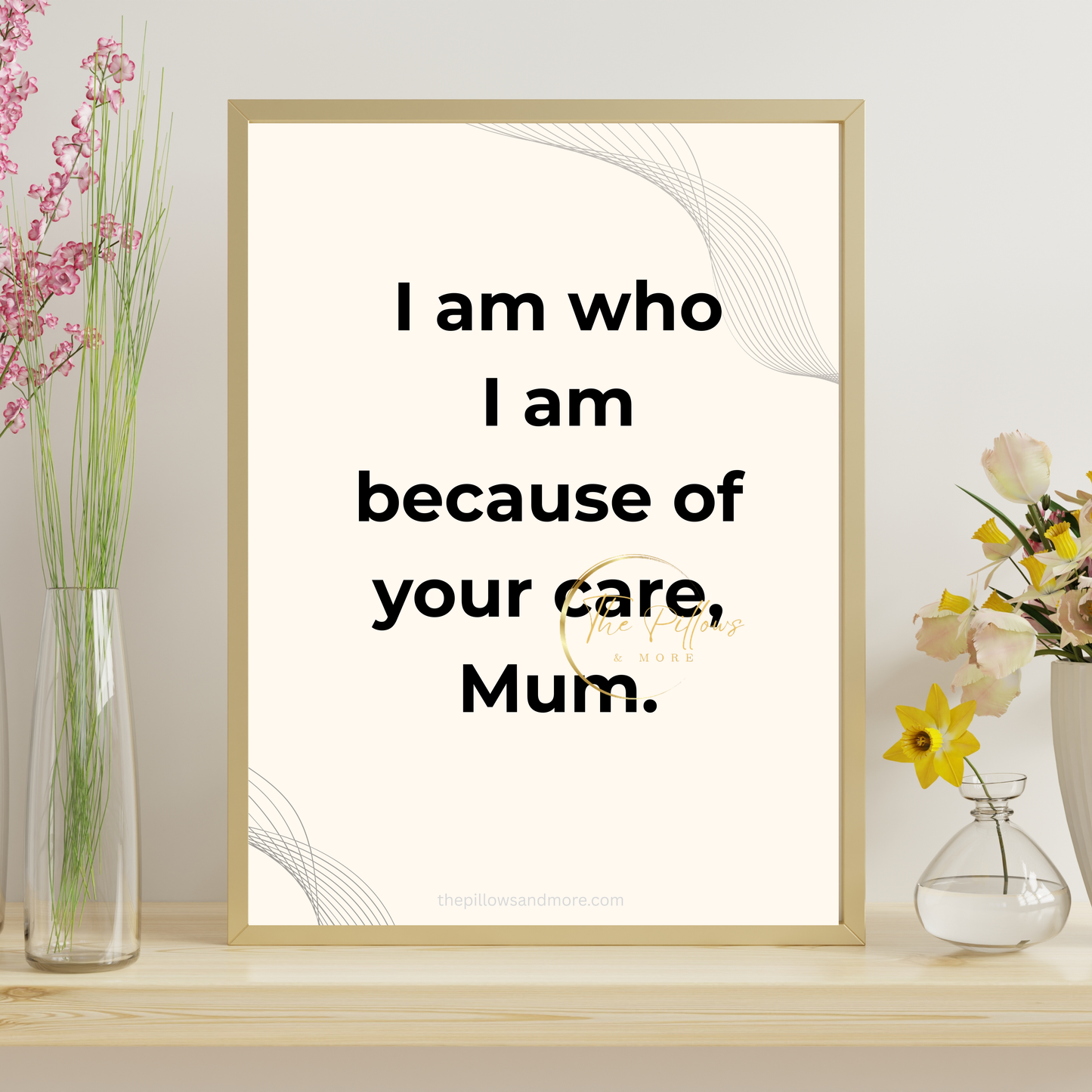 Your Care Mum Quote Printable | Minimalist Wall Art